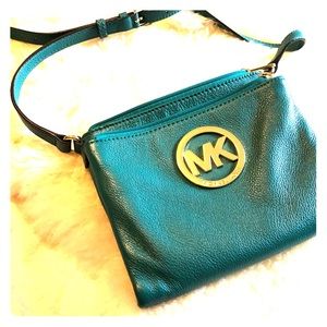 Teal Michael Kors Crossbody